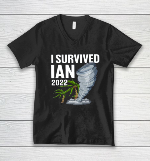I Survived Hurricane IAN V-Neck T-Shirt