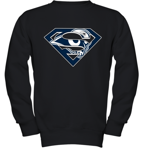 We Are Undefeatable The Los Angeles Rams x Superman NFL Youth Sweatshirt