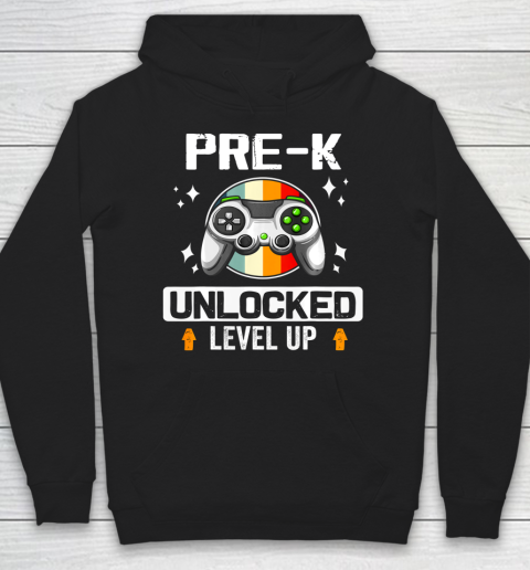 Next Level t shirts Pre K Unlocked Level Up Back To School Gamer Hoodie