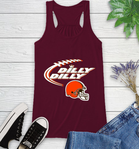NFL Cleveland Browns Dilly Dilly Football Sports Racerback Tank 3