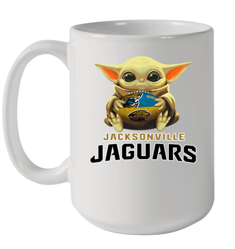 NFL Football Jacksonville Jaguars Baby Yoda Star Wars Shirt Ceramic Mug 15oz