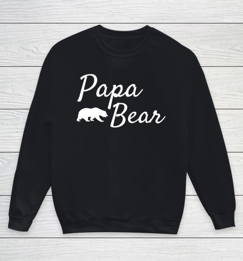 Papa Bear Long Sleeve Shirt Men Papa Bear Mama Bear Youth Sweatshirt