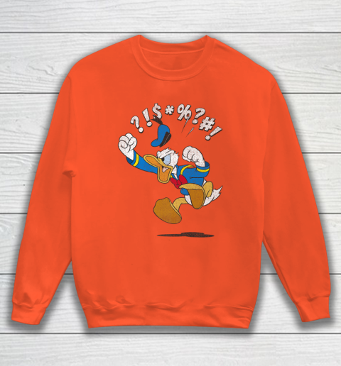 Disney Mickey And Friends Donald Angry Jump Sweatshirt 3