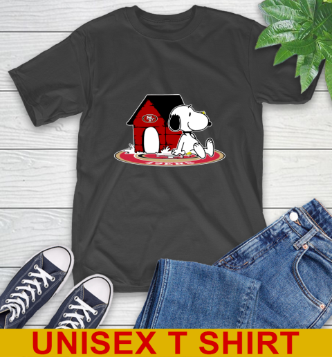 NFL Football San Francisco 49ers Snoopy The Peanuts Movie Shirt T-Shirt 2