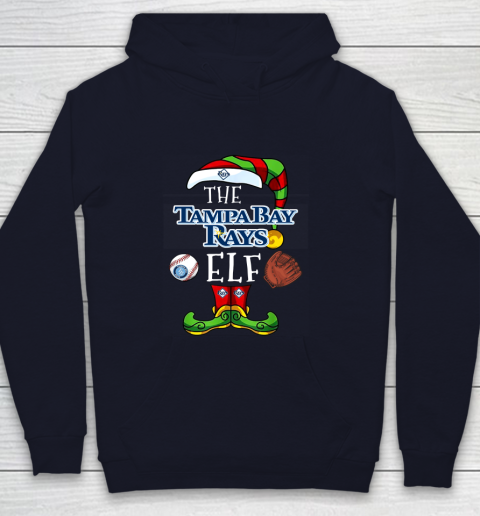 Tampa Bay Rays Christmas ELF Funny MLB Youth Hoodie 2