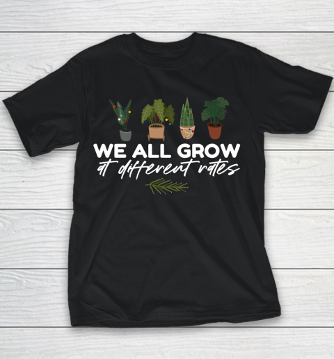 We All Grow At Different Rates, Special Education Teacher Autism Awareness Youth T-Shirt