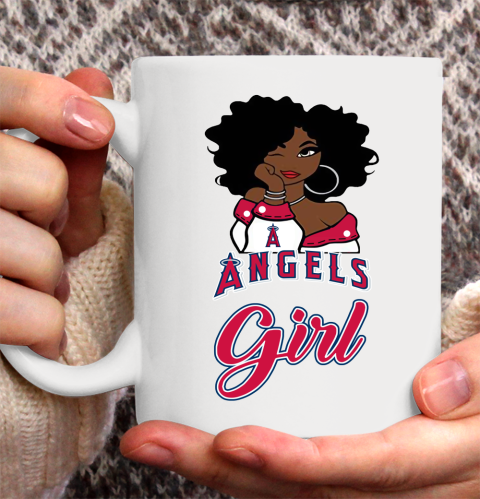 Los Angeles Angelss Girl MLB Ceramic Mug 11oz 4