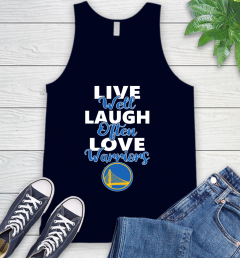 NBA Basketball Golden State Warriors Live Well Laugh Often Love Shirt Tank Top 2