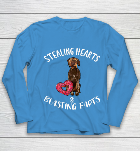 Stealing Hearts Blasting Farts Wirehaired Pointing Griffon Youth Long Sleeve 5