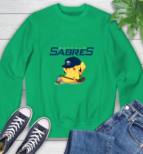 NHL Pikachu Hockey Sports Buffalo Sabres Sweatshirt 6