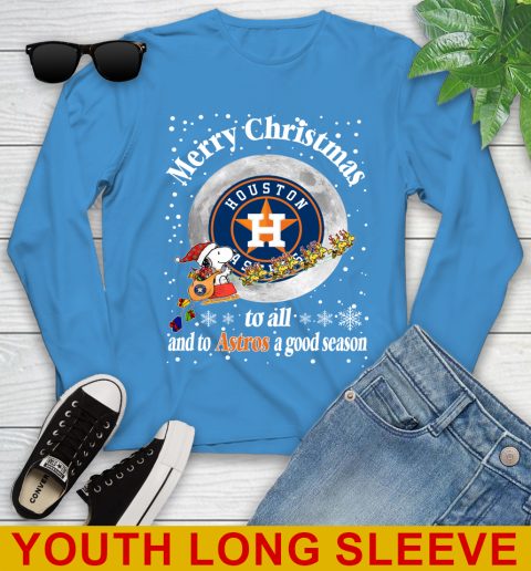Houston Astros Merry Christmas To All And To Astros A Good Season MLB Baseball Sports Youth Long Sleeve 8