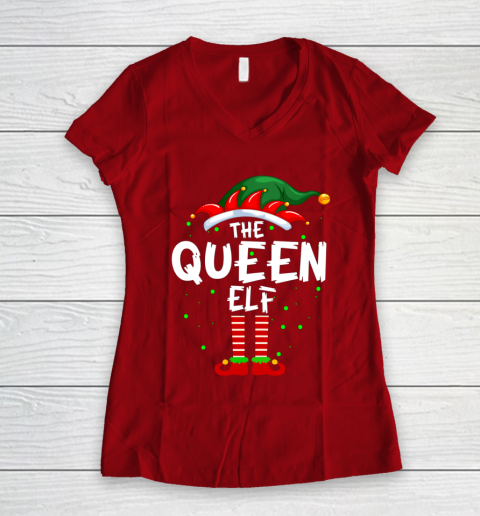 Queen Elf Shirt Women Funny Family Matching Elf Christmas T-Shirt Queen Elf Shirt Women Funny Family Matching Elf Christmas T-Shirt