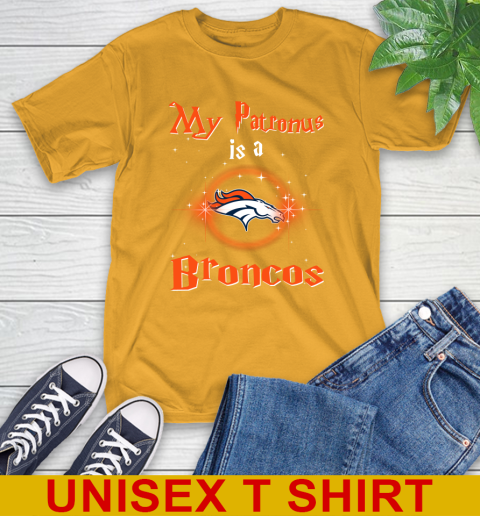 NFL Football Harry Potter My Patronus Is A Denver Broncos T-Shirt 2