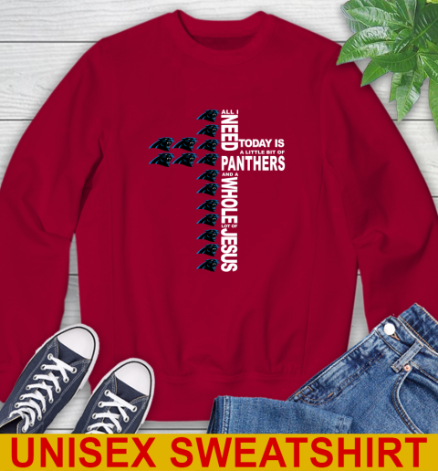 NFL All I Need Today Is A Little Bit Of Carolina Panthers Shirt Sweatshirt 9