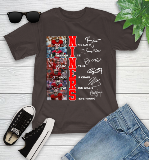 Niners Player Name And Signature San Francisco 49ers Shirts 99