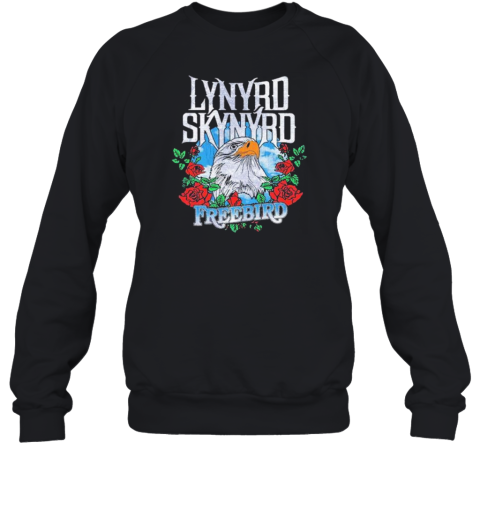 Lynyrd Skynyrd Freebird Eagle Roses Sweatshirt