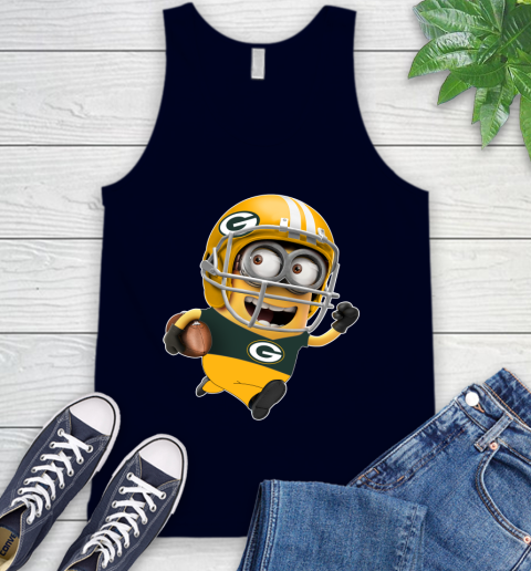 NFL Green Bay Packers Minions Disney Football Sports Tank Top 3