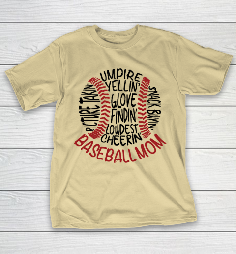 Mother's Day Funny Gift Ideas Apparel  Baseball Mom 2 T Shirt T-Shirt 5