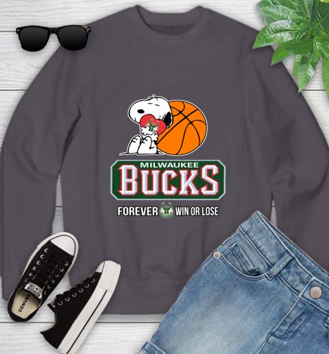 NBA The Peanuts Movie Snoopy Forever Win Or Lose Basketball Milwaukee Bucks 120