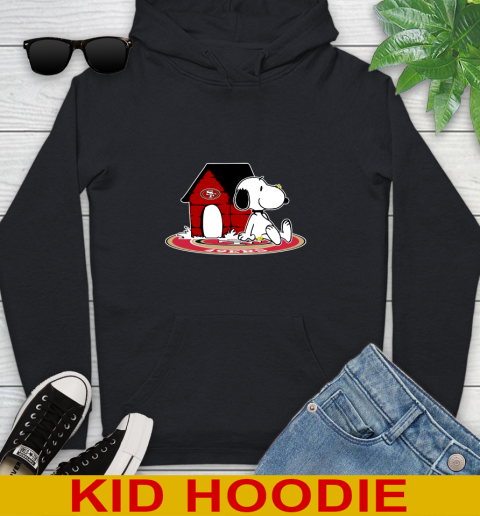NFL Football San Francisco 49ers Snoopy The Peanuts Movie Shirt Youth Hoodie 2