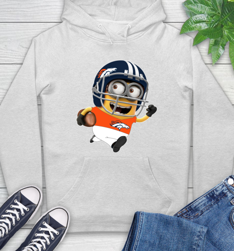 NFL Denver Broncos Minions Disney Football Sports Hoodie
