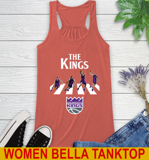 NBA Basketball Sacramento Kings The Beatles Rock Band Shirt Racerback Tank 3