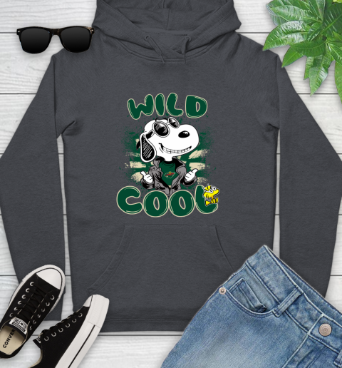 NHL Hockey Minnesota Wild Cool Snoopy Shirt Youth Hoodie 8