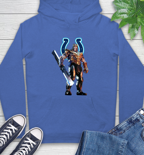 NFL Thanos Gauntlet Avengers Endgame Football Indianapolis Colts Hoodie 9