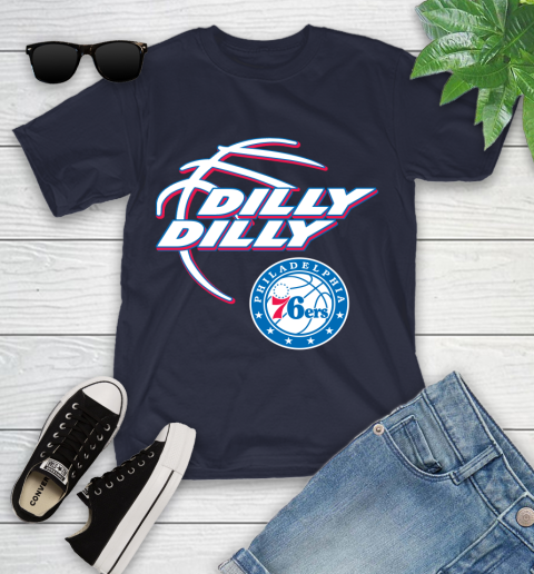 NBA Philadelphia 76ers Dilly Dilly Basketball Sports Youth T-Shirt 3