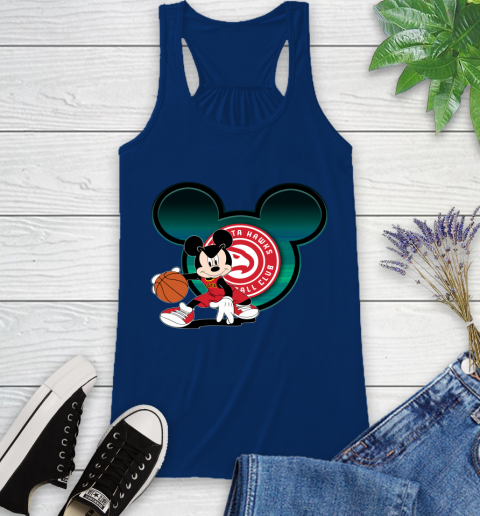 NBA Atlanta Hawks Mickey Mouse Disney Basketball Racerback Tank 9