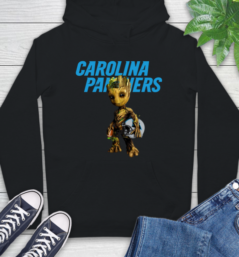 Carolina Panthers NFL Football Groot Marvel Guardians Of The Galaxy Hoodie 2