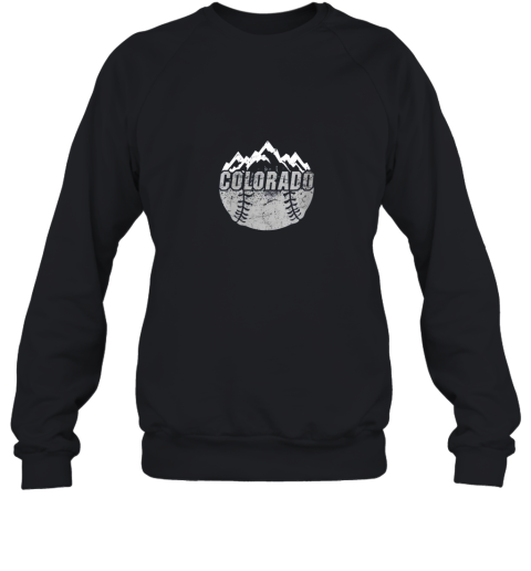 Colorado Baseball Rocky Mountains Design Gift Sweatshirt