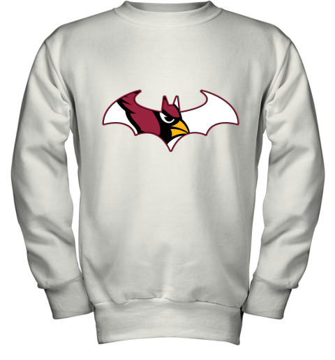 We Are The Arizona Cardinals Batman NFL Mashup Youth Sweatshirt