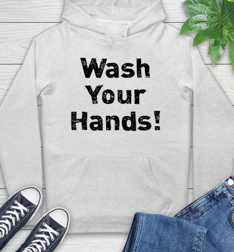 Nurse Shirt Wash Your Hands Distressed Print T Shirt Hoodie