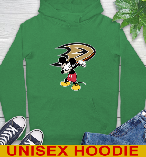 Anaheim Ducks NHL Hockey Dabbing Mickey Disney Sports Hoodie 8