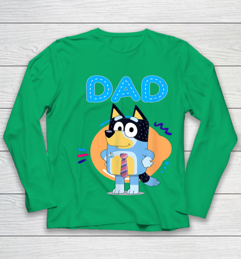 Family Blueys Love Dad Love Mom Blueys Love Mom Youth Long Sleeve 4