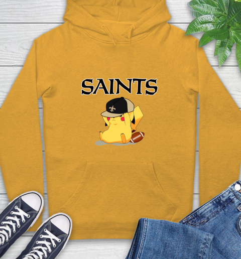 NFL Pikachu Football Sports New Orleans Saints Hoodie 3