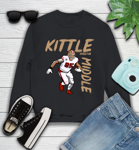 George Kittle Kittle Over the Middle San Francisco Shirt 113
