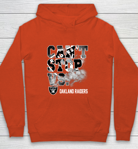NFL Oakland Raiders Can't Stop Vs Youth Hoodie 3