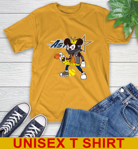 Houston Astros MLB Baseball Mickey Peace Sign Sports T-Shirt 3
