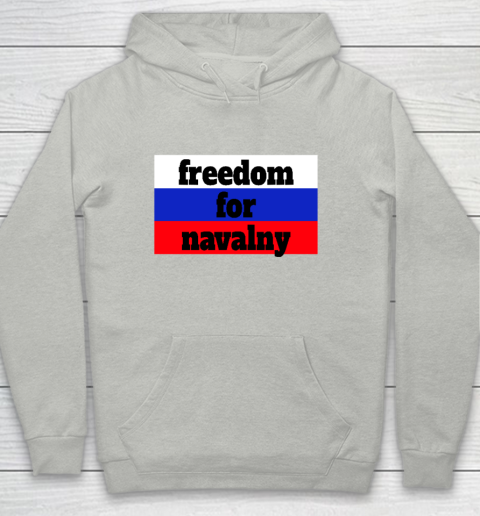 Freedom for Navalny  freedom with the Russian flag Youth Hoodie