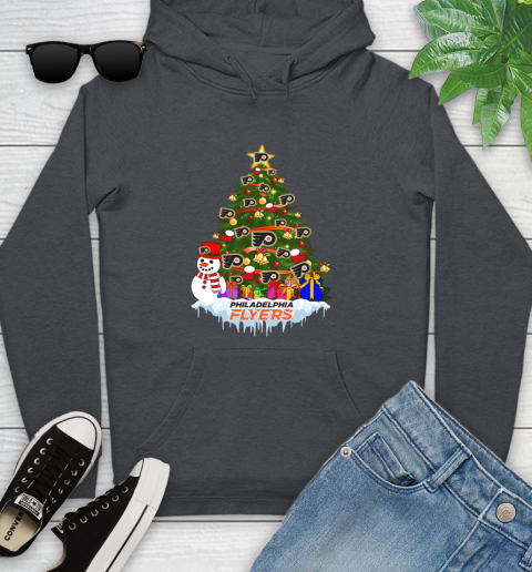 Philadelphia Flyers Merry Christmas NHL Hockey Sports Youth Hoodie 8