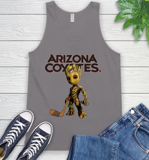 Arizona Coyotes NHL Hockey Groot Marvel Guardians Of The Galaxy Tank Top 7