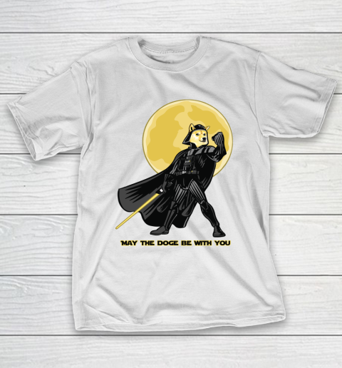 Dogecoin Star Wars Dark Vader DOGE WARS Funny T-Shirt