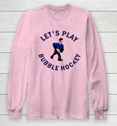 Bubble Hockey Let's Play Long Sleeve T-Shirt - Image 7