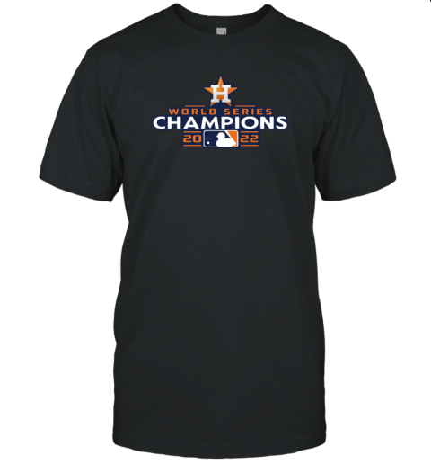 2022 World Series Champions Blown Up Logo Reward Houston Astros Unisex Jersey Tee