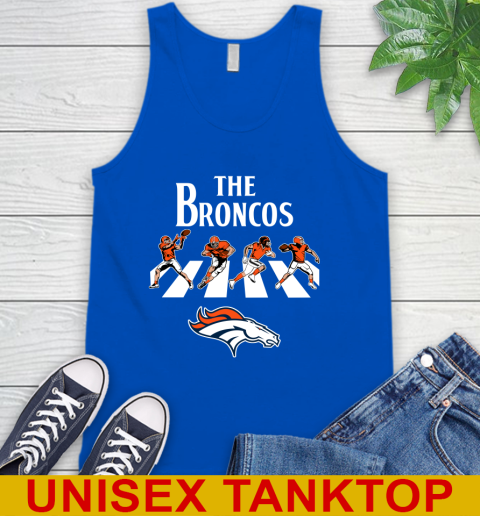NFL Football Denver Broncos The Beatles Rock Band Shirt Tank Top 4