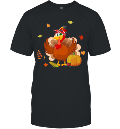 Mom Turkey Thanksgiving Gift T-Shirt