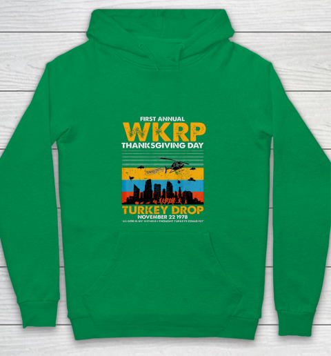 Wkrp Turkey Drop Shirt Turkey Drop T Shirt Turkey Drop Retro Youth Hoodie 4