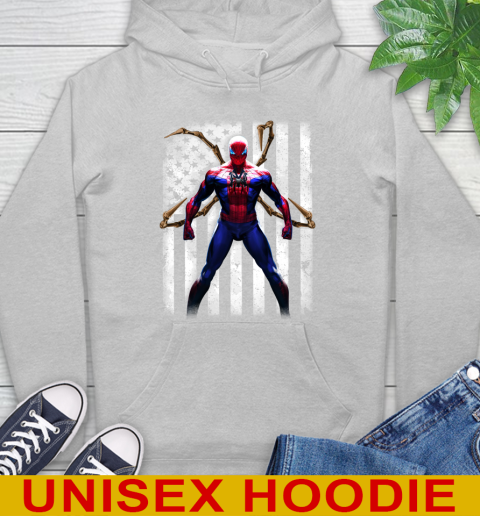 MLB Baseball New York Yankees Spider Man Avengers Marvel American Flag Shirt Hoodie 6